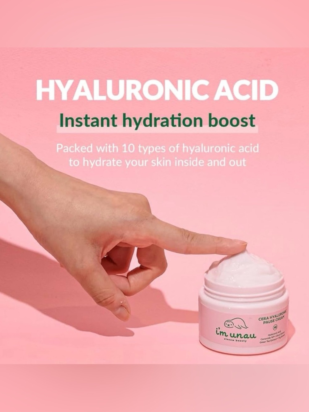 Korean Skincare I’m Unau Hyaluronic Pause Cream - Picture 3 of 9